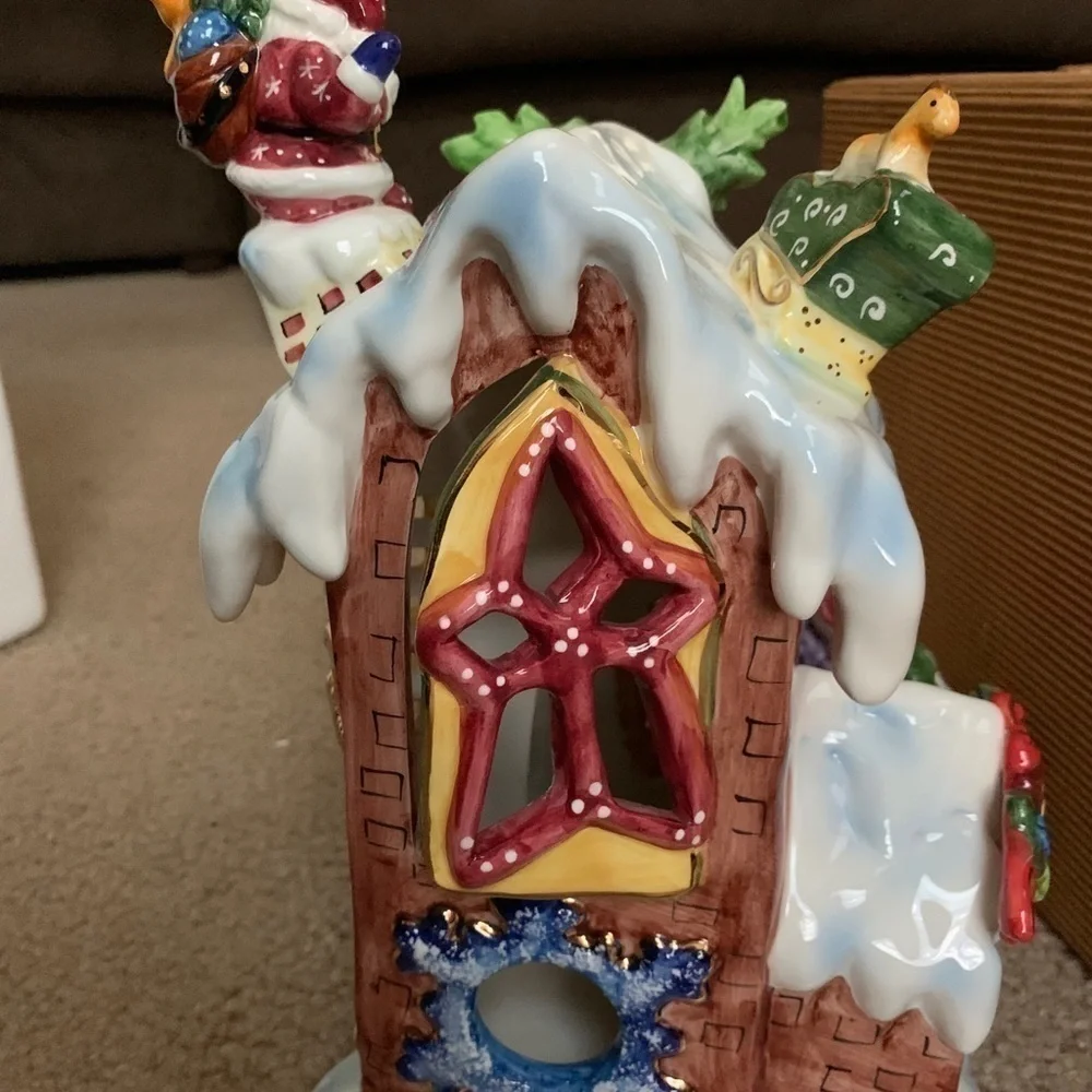 Cgrandeur Noel 2002 ceramic house